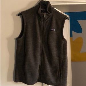 Brown Patagonia vest.